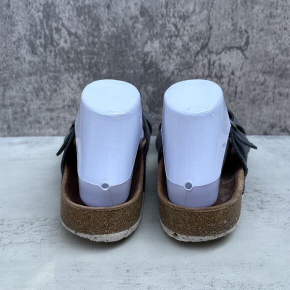 Biostep Blue Suede Slip On Strappy Slide Sandals Women’s Size 9.5 - Picture 4 of 7